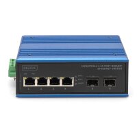 DIGITUS - DN-651148 - Insdustrie GE Switch 6P 2xSFP