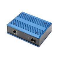 DIGITUS - DN-652104-1 - Ind. GB PoE Medien Conv. SFP