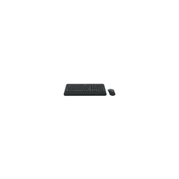 Logitech 920-008923 - Volle Größe (100%) - Kabellos - RF Wireless - QWERTY - Schwarz - Maus enthalten