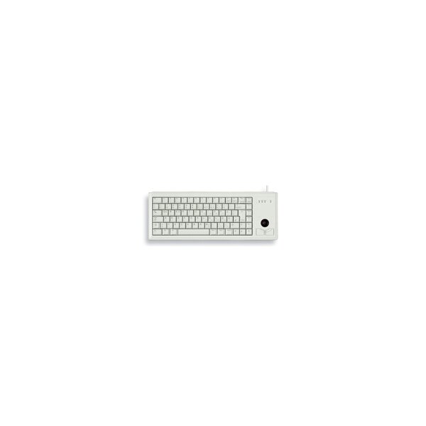 Cherry Slim Line Compact-Keyboard G84-4400 - Tastatur - Laser - 84 Tasten QWERTZ - Grau
