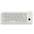Cherry Slim Line Compact-Keyboard G84-4400 - Tastatur - Laser - 84 Tasten QWERTZ - Grau
