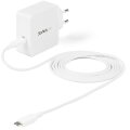 StarTech.com USB-C Ladegerät - USB-C Laptop Ladegerät 60W PD - 2m Kabel - Universeller kompakter Typ-C Stromadapter - Dell XPS/Lenovo X1 Carbon/HP EliteBook/MacBook - USB IF/CE zertifiziert - Drinnen - AC - 20 V - Weiß