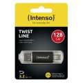 Intenso 3539491 - 128 GB - USB Type-A / USB Type-C - 3.2 Gen 1 (3.1 Gen 1) - 70 MB/s - Kappe - Anthrazit