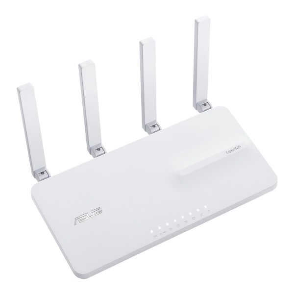 ASUS EBR63 – Expert WiFi - Wi-Fi 6 (802.11ax) - Dual-Band (2,4 GHz/5 GHz) - Ethernet/LAN - Weiß - Tabletop-Router