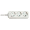 Lindy 73100 Innenraum 3AC outlet(s) Weiß Verlängerungskabel