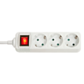Lindy 73101 Innenraum 3AC outlet(s) Weiß Verlängerungskabel