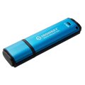 Kingston IronKey 128GB USB-C Vault Privacy 50C AES-256 verschlüsselter - FIPS 197 - 128 GB - USB Typ-C - 3.2 Gen 1 (3.1 Gen 1) - 250 MB/s - Kappe - Schwarz - Blau