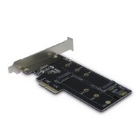 Inter-Tech KT015 - PCIe - M.2 - SATA - PCIe 3.0 - Schwarz - Silber - 6 Gbit/s - Windows 10 Education - Windows 10 Education x64 - Windows 10 Enterprise - Windows 10 Enterprise x64,...
