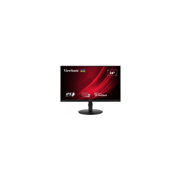 ViewSonic Display VG2408A - 61 cm (24") - 1920 x 1080 Pixel - Full HD - LED - 5 ms - Schwarz