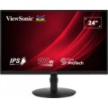 ViewSonic Display VG2408A - 61 cm (24") - 1920 x 1080 Pixel - Full HD - LED - 5 ms - Schwarz