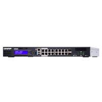 QNAP QGD-1600P - Managed - Gigabit Ethernet (10/100/1000) - Vollduplex - Power over Ethernet (PoE) - Rack-Einbau - 1U