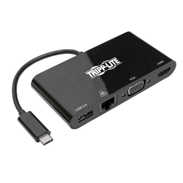 Tripp U444-06N-HV4GUB - 1920 x 1200 Pixel - 3840 x 2160 Pixel - CE - FCC - REACH - Schwarz - Polyvinylchlorid (PVC) - 103 mm