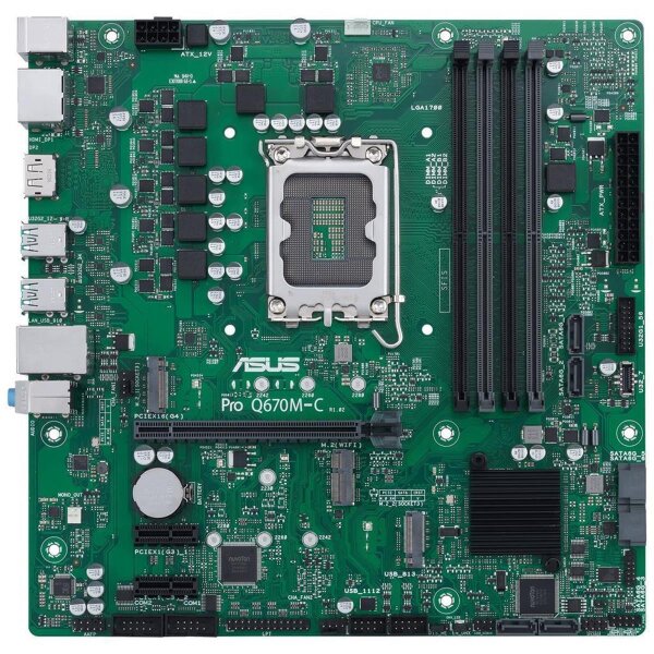 ASUS Pro Q670M-C-Csm Intel Q670 Lga 1700 micro Atx - Mainboard - Intel Sockel 1700 (Core i)