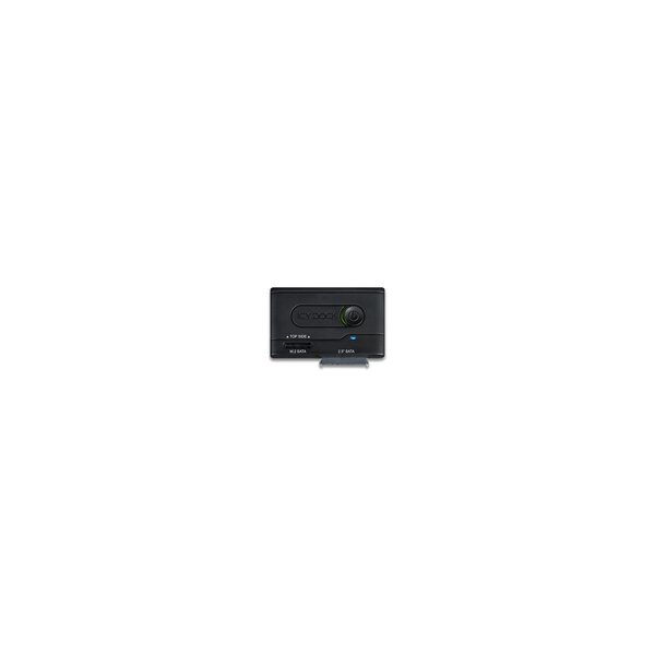 ICY BOX MB031U-1SMB - USB Typ-C - M.2 - Schwarz - Status - CE - RoHS - REACH - 5 Gbit/s