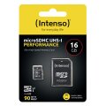 Intenso 3424470 - 16 GB - MicroSD - Klasse 10 - UHS-I - Class 1 (U1) - Schockresistent - Temperaturbeständig - Wasserdicht - Röntgensicher