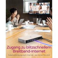 ICY BOX USB 4.0 Dockingstation mit zweifacher Videoausgabe