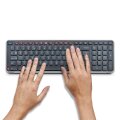 Contour Design Balance Keyboard DE - wireless - Volle Größe (100%) - Kabellos - Bluetooth - QWERTZ - Schwarz