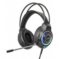 IC Intracom RGB LED Over-Ear USB Gaming-Headset...