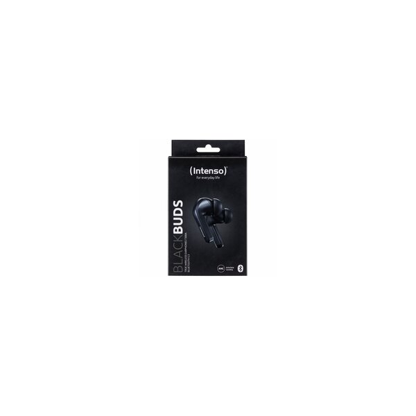 Intenso Black Buds T300A - True Wireless Stereo (TWS) - Anrufe/Musik/Sport/Alltag - Kopfhörer - Schwarz