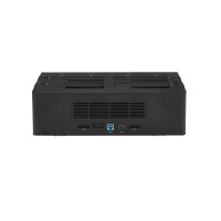 StarTech.com USB 3.0 4 Bay 2,5" / 3,5" SATA III Festplatten / SSD Dockingstation mit UASP und zwei Lüftern - Speichergehäuse - 4 Schächte ( SATA-600 )