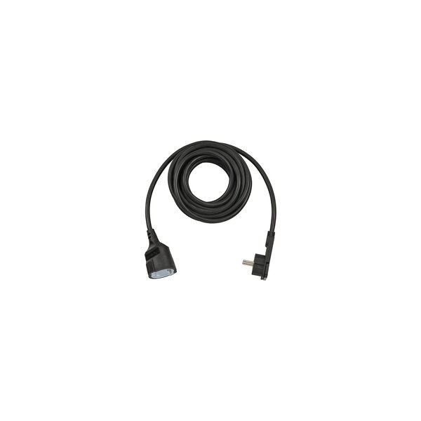 Brennenstuhl H05VV-F3G1.5 - 5 m - Drinnen - Type F (CEE 7/4) - IP20 - Schwarz - Kunststoff