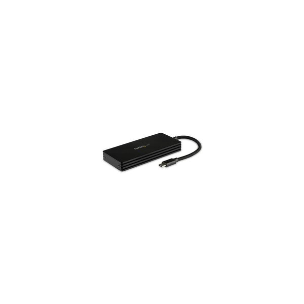 StarTech.com M.2-SSD-Gehäuse für M.2-SATA-Laufwerke - USB 3.1 (10 Gbit / s) - USB-C - SSD-Gehäuse - M.2 - M.2 - 6 Gbit/s - USB Anschluss - Schwarz