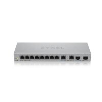 ZyXEL Switch smart managed Layer2 12 Port• 8x 1 GbE• 2x 2.5• SFP+• Desktop• - Switch - 12-Port