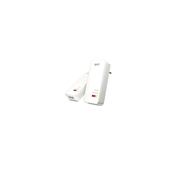 FRITZ! Powerline 1240 AX WLAN Set - 1200 Mbit/s - Gigabit Ethernet - 10,100,1000 Mbit/s - Wi-Fi 6 (802.11ax) - Einzelband (2,4GHz) - 600 Mbit/s