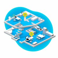 FRITZ! Powerline 1240 AX WLAN Set - 1200 Mbit/s - Gigabit Ethernet - 10,100,1000 Mbit/s - Wi-Fi 6 (802.11ax) - Einzelband (2,4GHz) - 600 Mbit/s