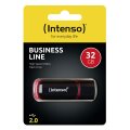 Intenso 32GB USB2.0 - 32 GB - USB Typ-A - 2.0 - 28 MB/s - Kappe - Schwarz - Rot