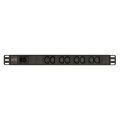 APC EPDU1016B - Standard - 1U - Einphasig - Horizontal - Aluminium - Schwarz
