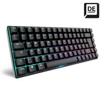 Sharkoon SKILLER SGK50 S3 Gaming-Tastatur Gateron Brown schwarz - Tastatur - 85 Tasten