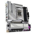 Gigabyte B650M AORUS ELITE AX ICE Mainboard - AMD Ryzen 9000er-Serie - 12+2+2 Phasen VRM - bis zu 8000 MHz DDR5 (OC) - 1xPCIe 5.0 + 1xPCIe 4.0 M.2 - 2,5 GbE LAN - WIFI 6E - USB 3.2 Gen 2x2 - AMD - Sockel AM5 - AMD Ryzen 7000 Series - AMD Ryzen 8000 Series