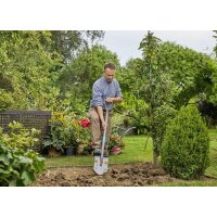 Gardena 17001-20 - Entwässerungsschaufel - Stahl - Schwarz - D-förmig - Einfarbig