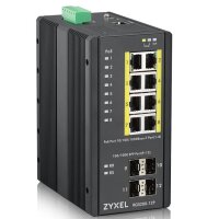 ZyXEL RGS200-12P - Managed - L2 - Gigabit Ethernet (10/100/1000) - Power over Ethernet (PoE) - Rack-Einbau - Wandmontage