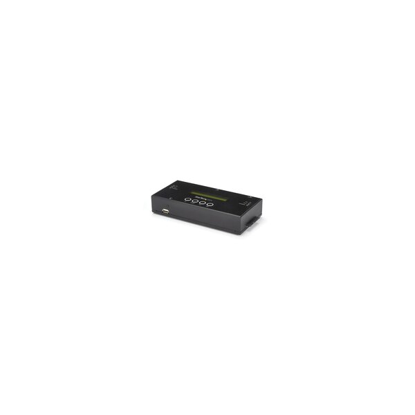 StarTech.com 1:1 Standalone Festplatten Duplizierer und Löscher für 2,5" / 3,5" SATA und SAS Laufwerke - Solid State / Festplattenduplikator - 1 Schächte (SATA-600 / SAS-2)