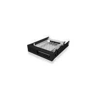 ICY BOX IB-2217StS - 8,89 cm (3.5") - Speicherlaufwerkbehälter - 2.5" - SATA - SATA II - SATA III - Schwarz - Aluminium - Kunststoff - Edelstahl