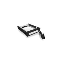 ICY BOX IB-2217StS - 8,89 cm (3.5") - Speicherlaufwerkbehälter - 2.5" - SATA - SATA II - SATA III - Schwarz - Aluminium - Kunststoff - Edelstahl