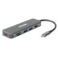 D-Link DUB-2327 - Kabelgebunden - USB Typ-C - 60 W - Grau - MicroSD (TransFlash) - SD - SDHC - SDXC - 5 Gbit/s