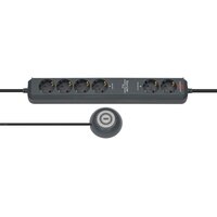 Brennenstuhl Eco-Line Extension Socket Comfort Switch Plus EL CSP 24 6-way 1,5m H05VV-F 3G1,5 2 permanent, 4 switchable - Verlängerungsschnur