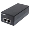 Intellinet Gigabit Ultra PoE-Injektor - 1 x 60 Watt-Port - 802.3at/af-konform - Kunststoffgehäuse - Gigabit Ethernet - 10,100,1000 Mbit/s - IEEE 802.3 - IEEE 802.3ab - IEEE 802.3af - IEEE 802.3at - IEEE 802.3u - IEEE 802.3x - Voll - Cat5e - Schwarz