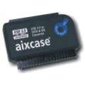 Aixcase AIX-BLUSB3SI-PS - USB - SATA - Schwarz - PC - 62 mm - 42 mm