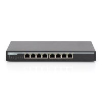 DIGITUS 8-Port Gigabit PoE Switch, Unmanaged