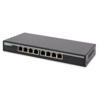 DIGITUS 8-Port Gigabit PoE Switch, Unmanaged