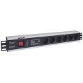 Intellinet Verlängerungsschnur ( Rack-montierbar ) - Wechselstrom 250 V - Eingabe, Eingang CEE 7/4 (SCHUKO)