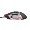 Conceptronic DJEBBEL 8 - Optisch - USB Typ-A - 4000 DPI - 1 ms - Schwarz - Silber