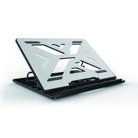 Conceptronic THANA ERGO S - Laptop Cooling Stand - Notebook-Ständer - Grau - 39,6 cm (15.6 Zoll) - 50 kg - 258 mm - 302 mm