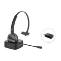Conceptronic POLONA Kabelloses Bluetooth-Headset mit Ladedoc - Kabellos - Büro/Callcenter - 0 - 20000 Hz - 150 g - Kopfhörer - Schwarz