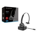 Conceptronic POLONA Kabelloses Bluetooth-Headset mit Ladedoc - Kabellos - Büro/Callcenter - 0 - 20000 Hz - 150 g - Kopfhörer - Schwarz