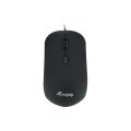 Equip USB-Komfortmaus - Beidhändig - Optisch - USB Typ-A - 1600 DPI - Schwarz